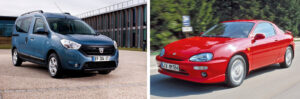 Dacia Dokker comparison on horse power with Mazda MX-3 V6